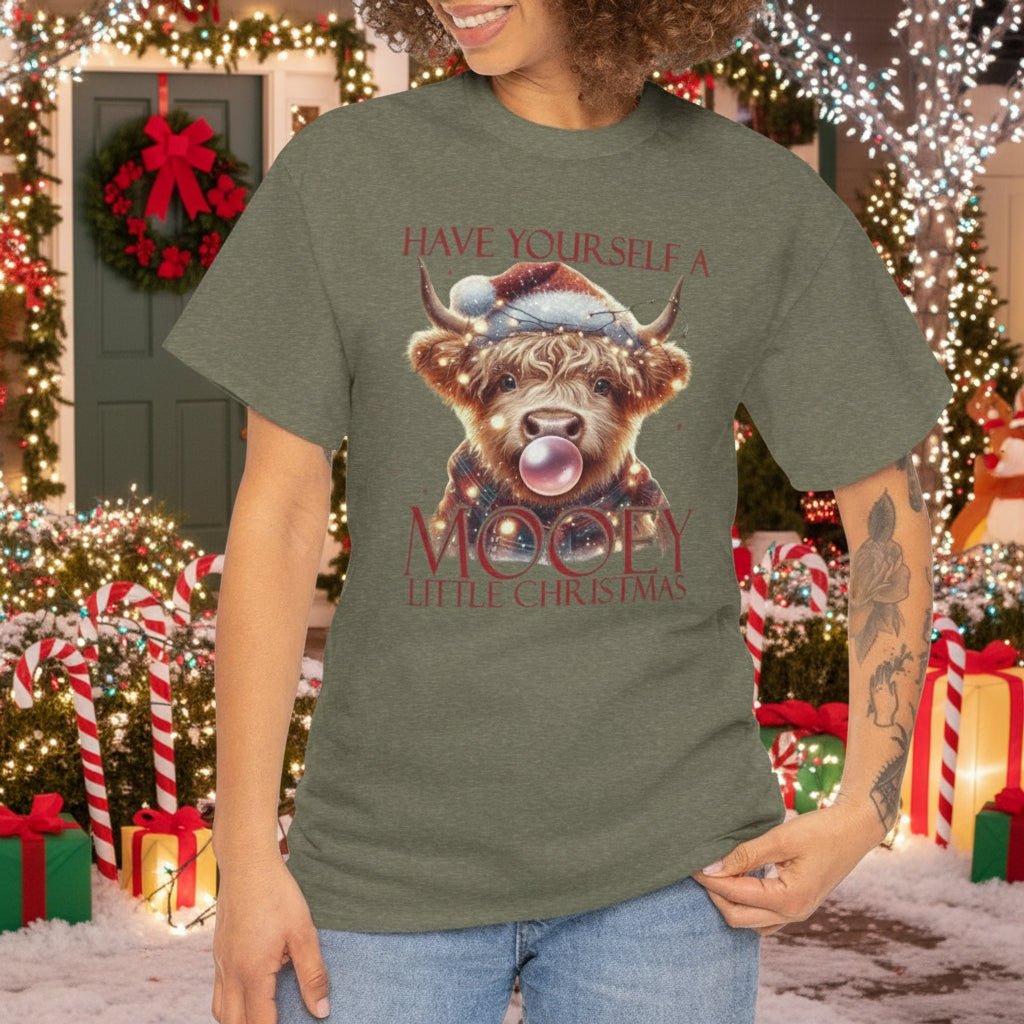Mooey little Christmas Tee - Kim’s Signature Beauty & Accessories    