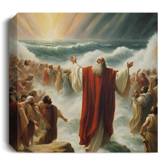 Moses Parts the Red Sea | Collection Canvas Wall Art - Kim’s Signature Beauty & Accessories    
