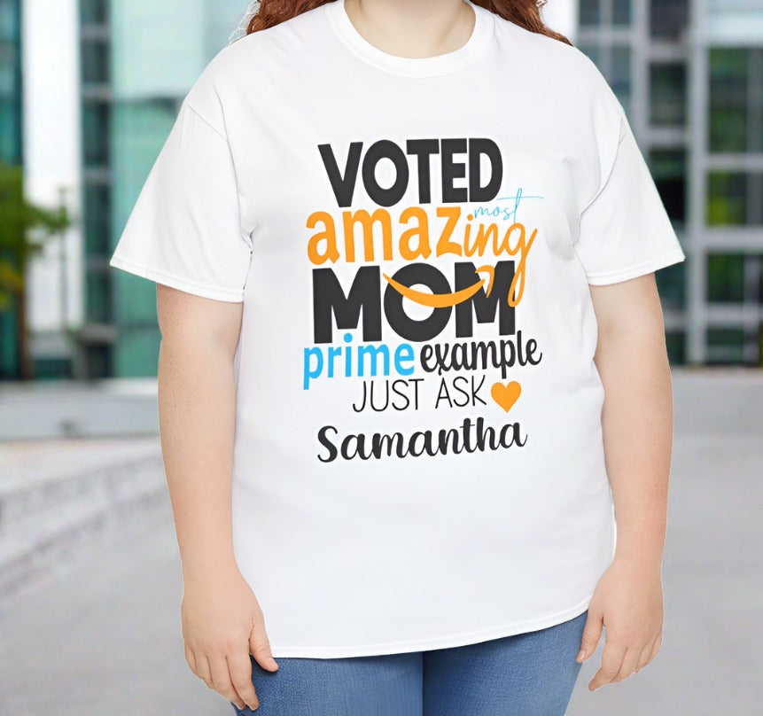 Most Amazing Mom Prime Example | Personalized Shirt - Kim’s Signature Beauty & Accessories    