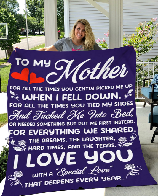 Mother, A special Love Blanket (60X80) - Kim’s Signature Beauty & Accessories    