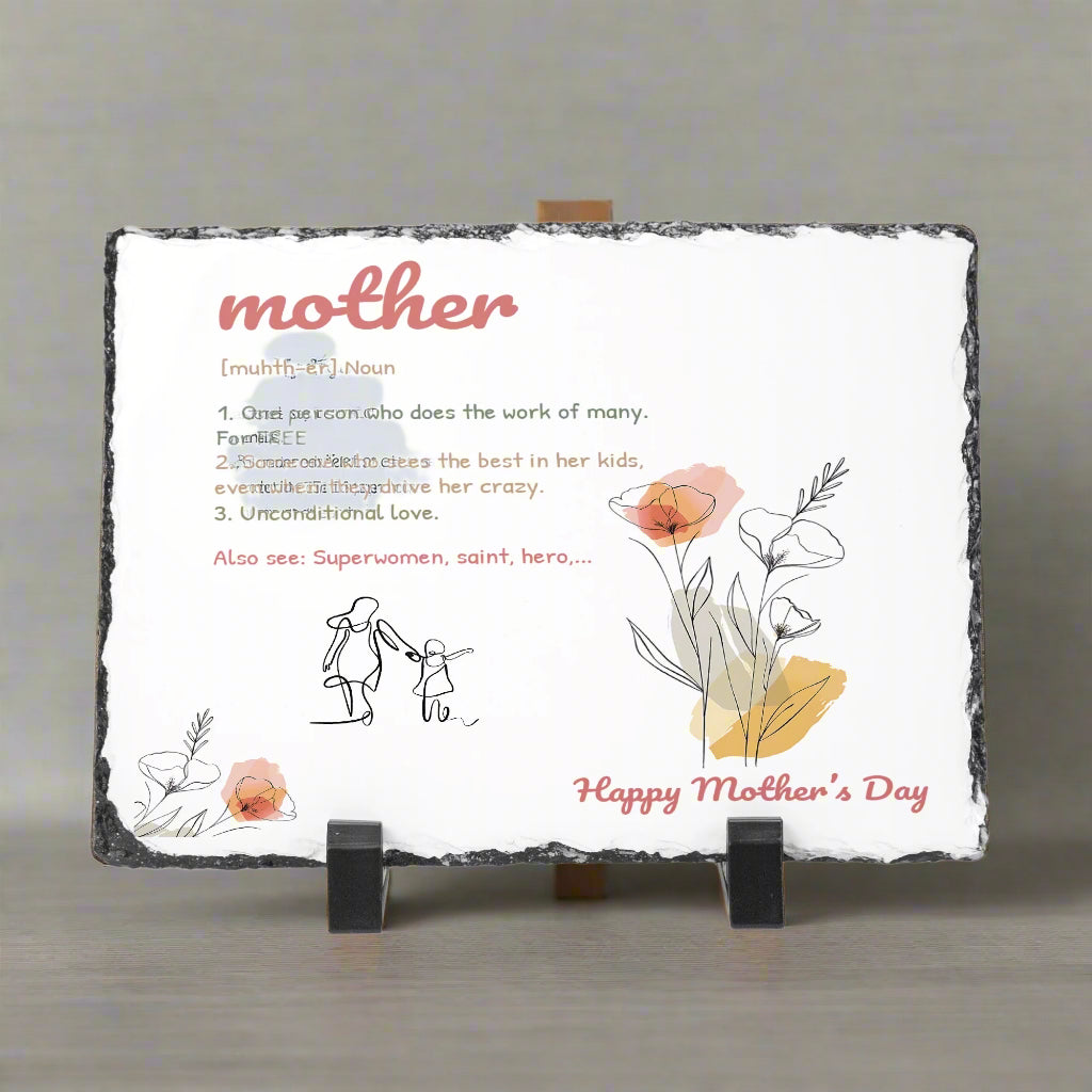 Mother (Noun) Rectangular Plaque - Kim’s Signature Beauty & Accessories    