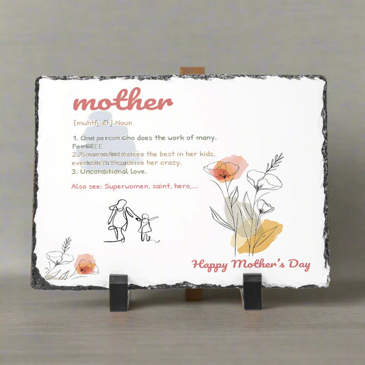 Mother (Noun) Rectangular Plaque - Kim’s Signature Beauty & Accessories    