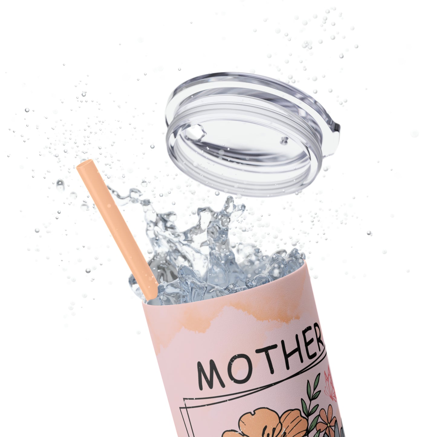 Mother | Skinny Tumbler with Straw, 20oz - Kim’s Signature Beauty & Accessories    