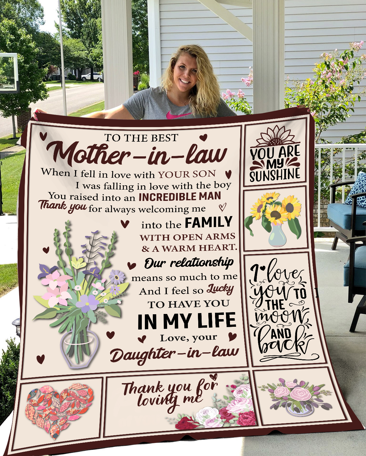 Mother in Law Blanket 50x60 - Kim’s Signature Beauty & Accessories    