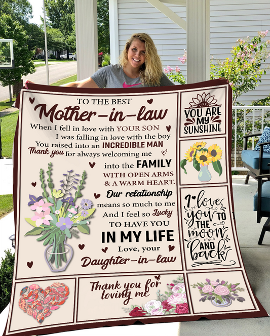 Mother in Law Blanket 50x60 - Kim’s Signature Beauty & Accessories    