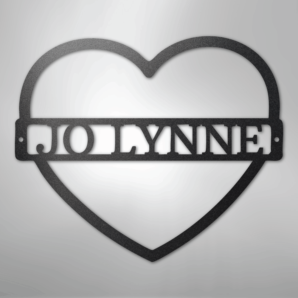 Mother's Love Monogram - Steel Sign - Kim’s Signature Beauty & Accessories