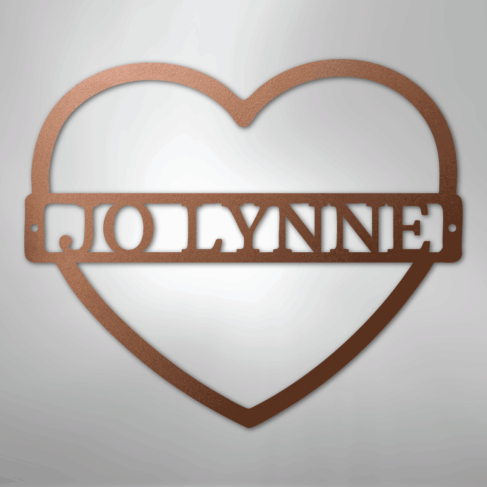 Mother's Love Monogram - Steel Sign - Kim’s Signature Beauty & Accessories