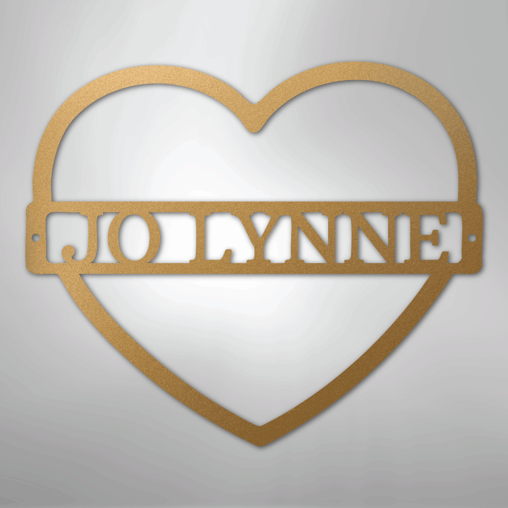 Mother's Love Monogram - Steel Sign - Kim’s Signature Beauty & Accessories