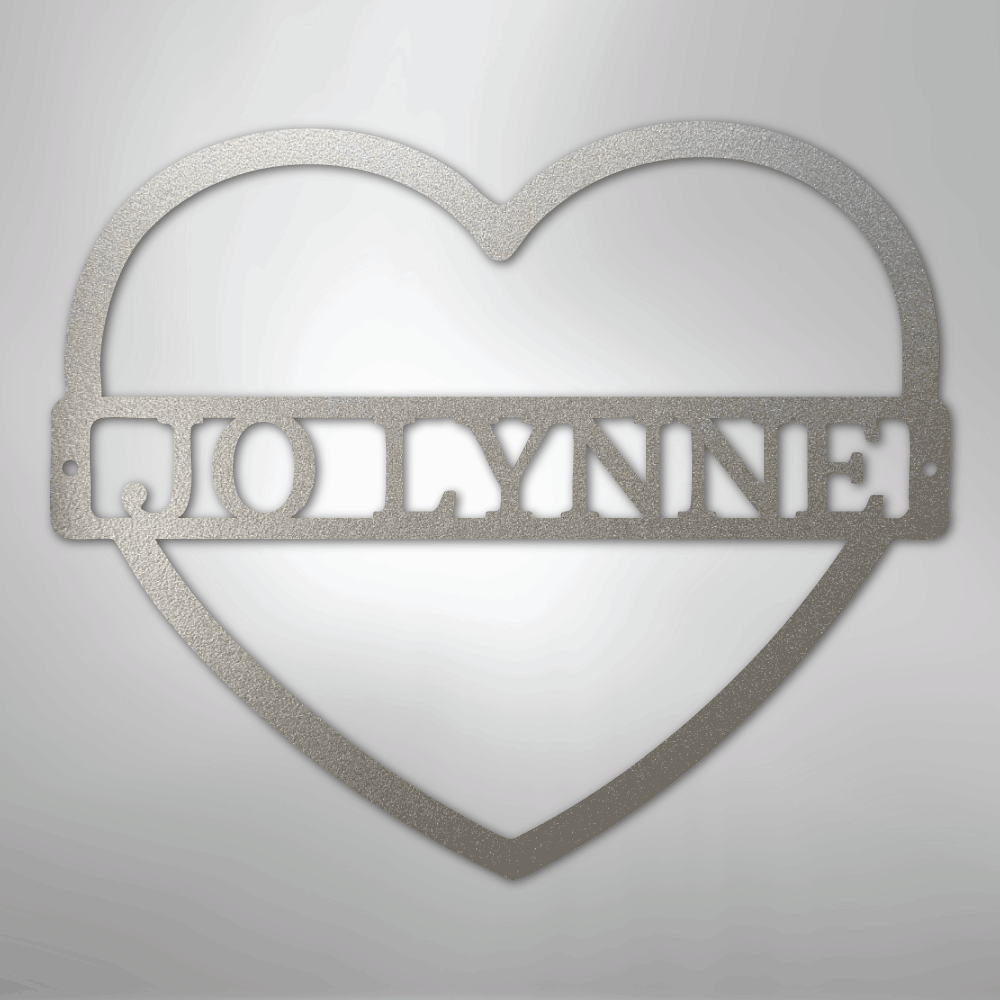 Mother's Love Monogram - Steel Sign - Kim’s Signature Beauty & Accessories