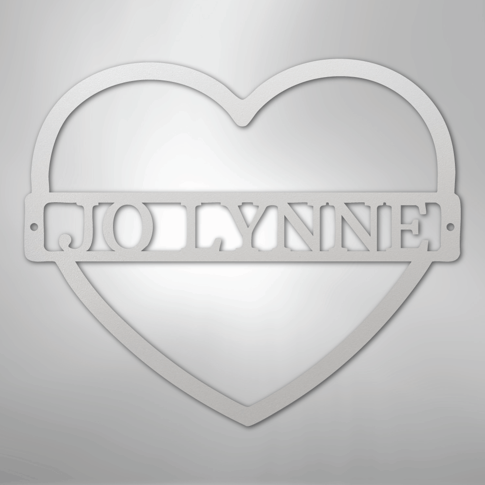 Mother's Love Monogram - Steel Sign - Kim’s Signature Beauty & Accessories