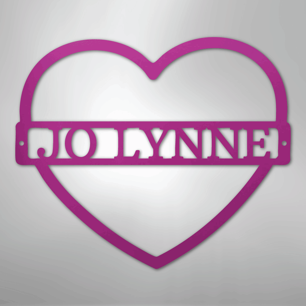 Mother's Love Monogram - Steel Sign - Kim’s Signature Beauty & Accessories