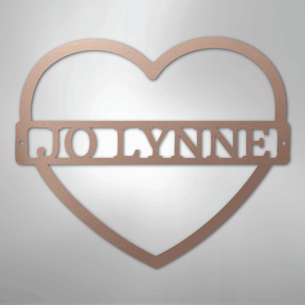 Mother's Love Monogram - Steel Sign - Kim’s Signature Beauty & Accessories