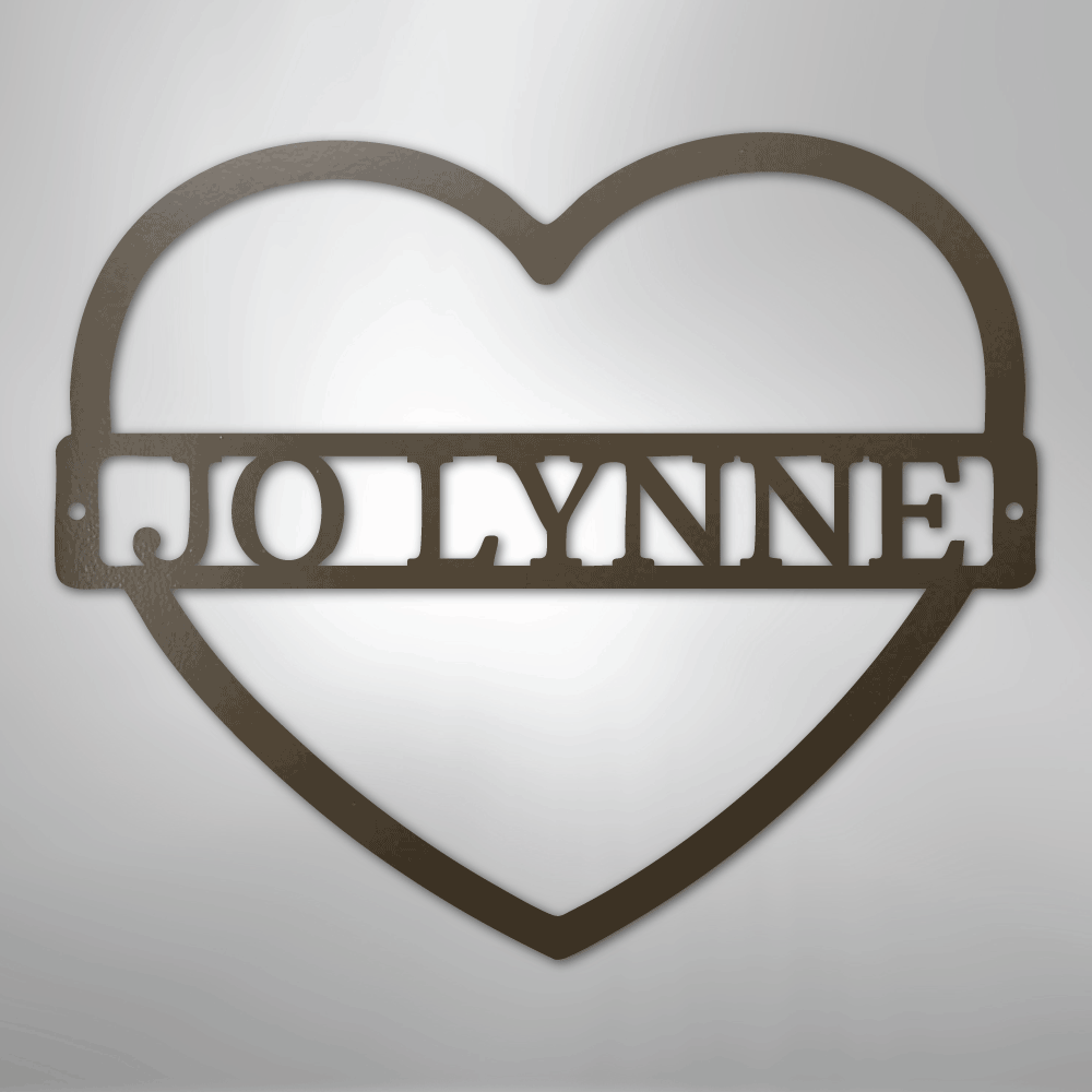 Mother's Love Monogram - Steel Sign - Kim’s Signature Beauty & Accessories
