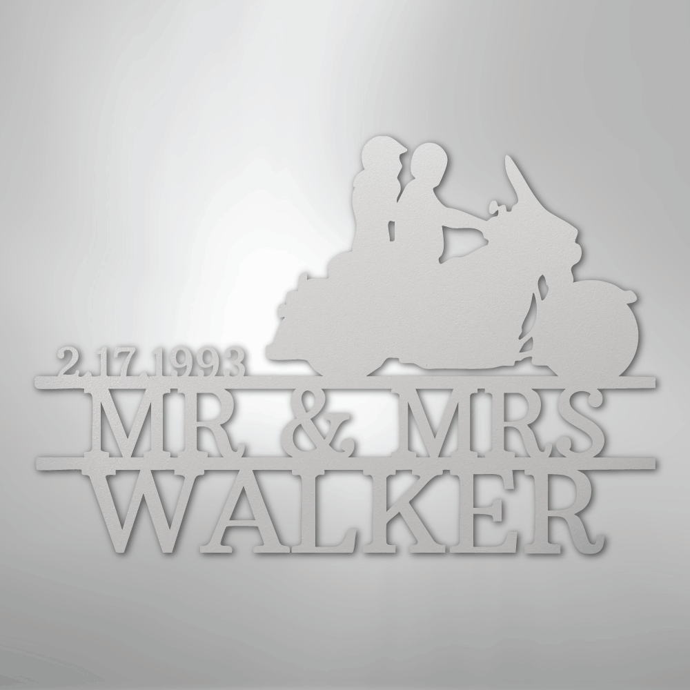 Motorcycle Metal Wall Art | Personalize - Kim’s Signature Beauty & Accessories