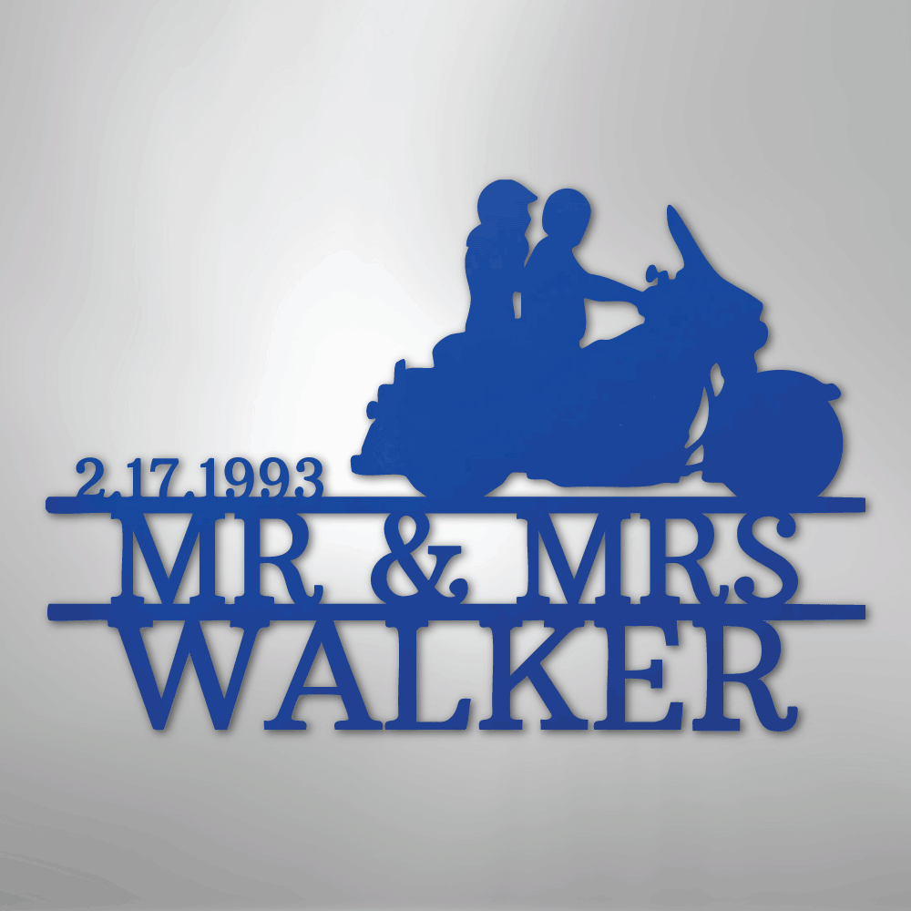 Motorcycle Metal Wall Art | Personalize - Kim’s Signature Beauty & Accessories