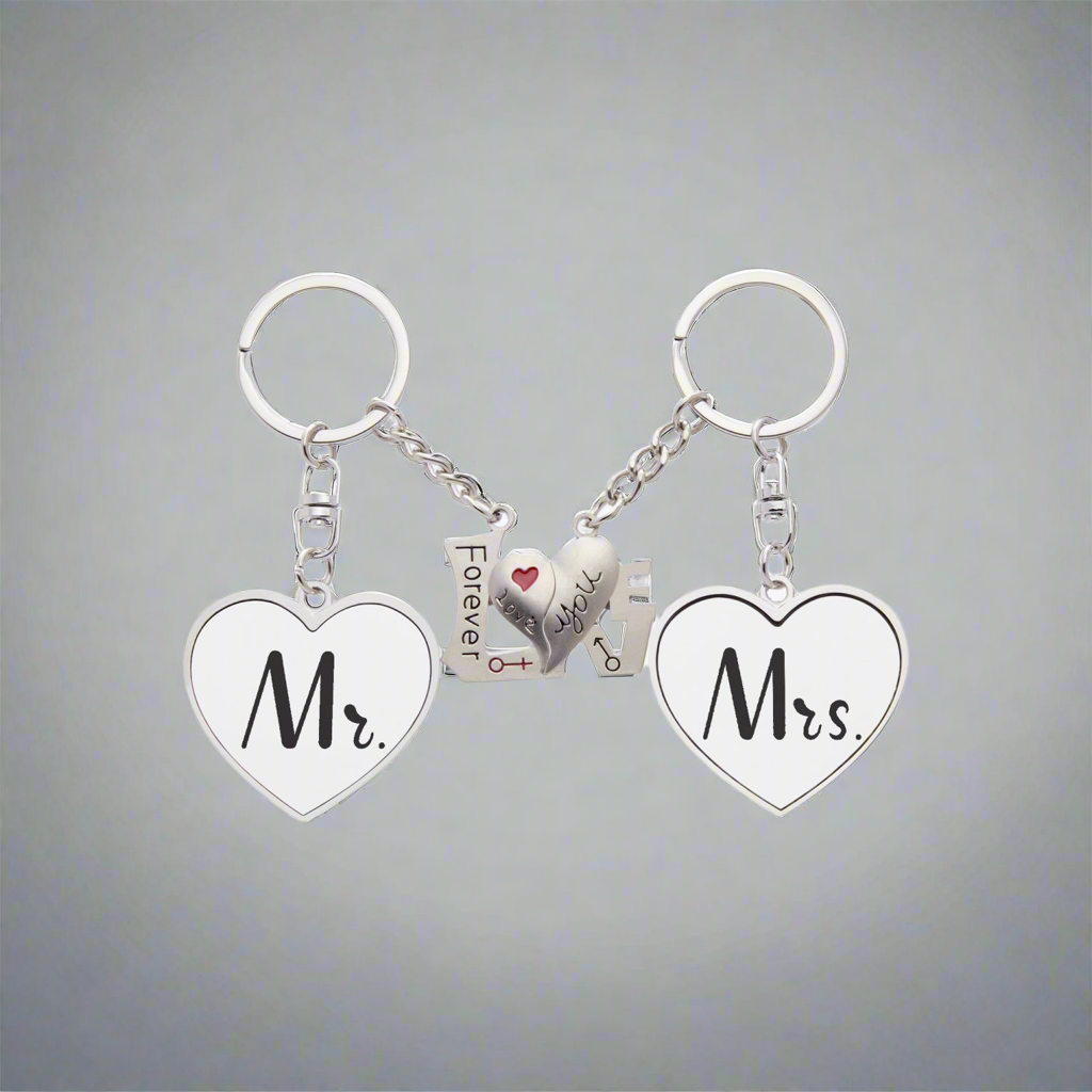Mr. & Mrs. Couple Magnetic Keychain - Kim’s Signature Beauty & Accessories    