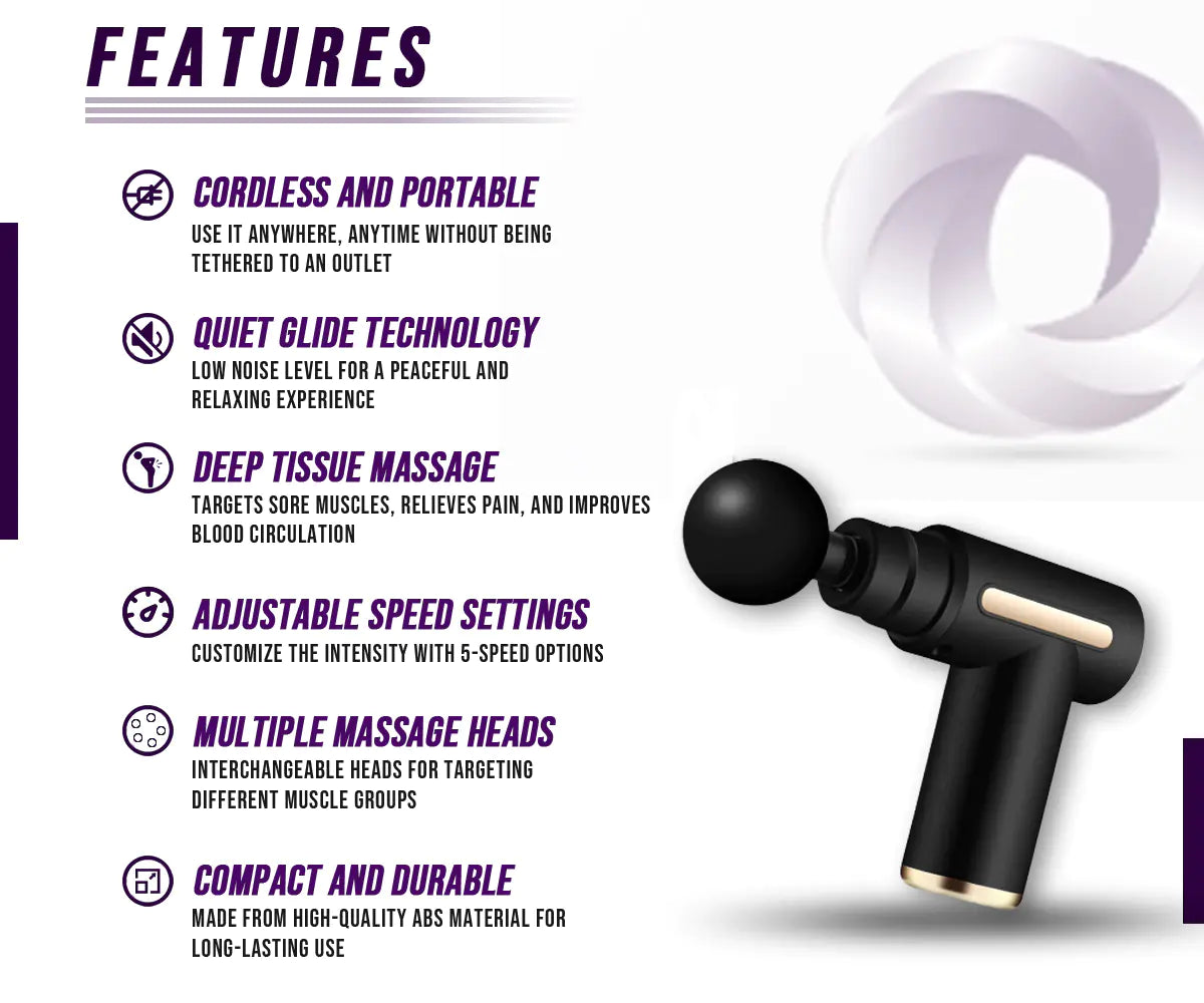 Muscle Massage Gun - Kim’s Signature Beauty & Accessories    