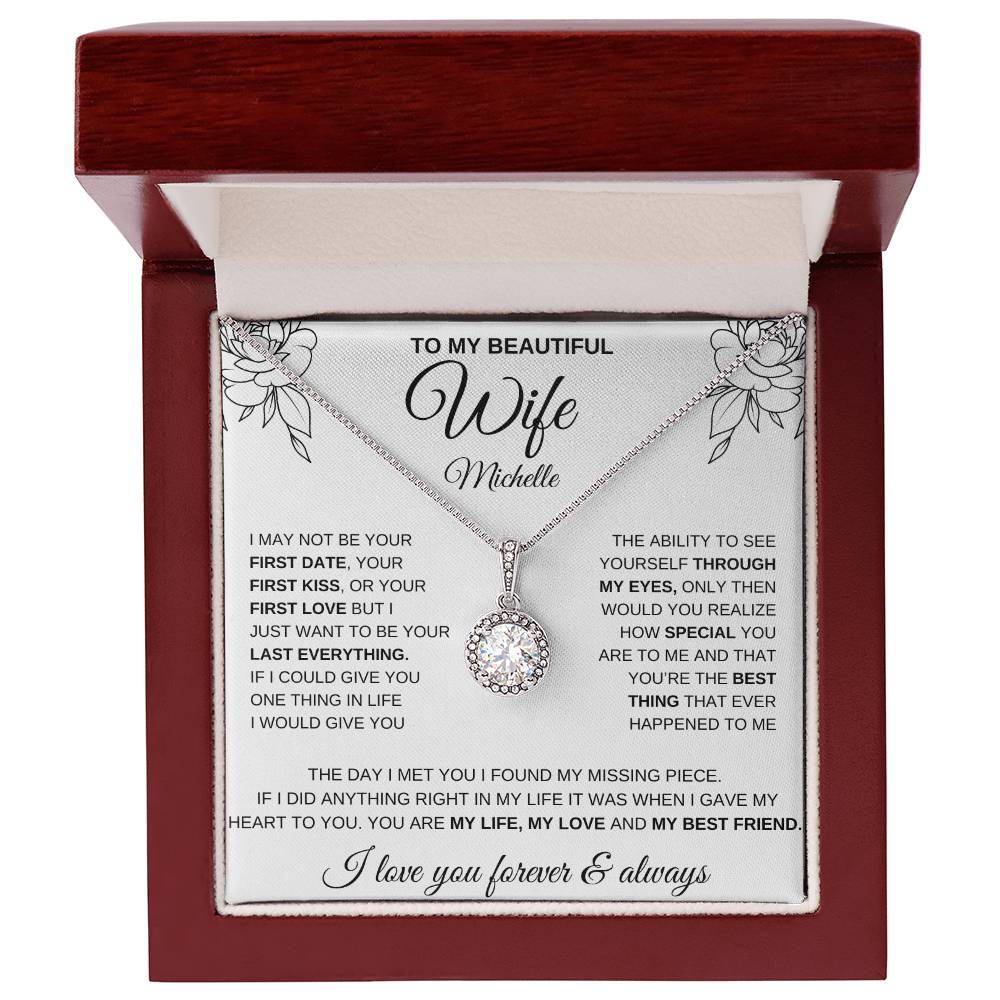 My Beautiful Wife | Eternal Hope Necklace (Personalize) - Kim’s Signature Beauty & Accessories    