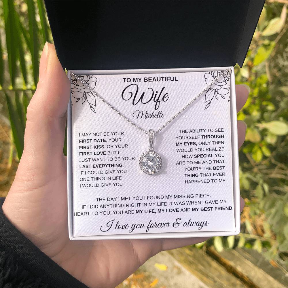 My Beautiful Wife | Eternal Hope Necklace (Personalize) - Kim’s Signature Beauty & Accessories    