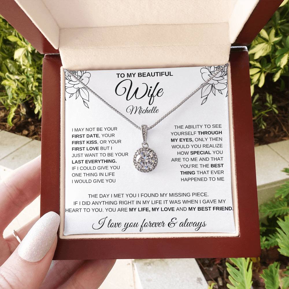 My Beautiful Wife | Eternal Hope Necklace (Personalize) - Kim’s Signature Beauty & Accessories    