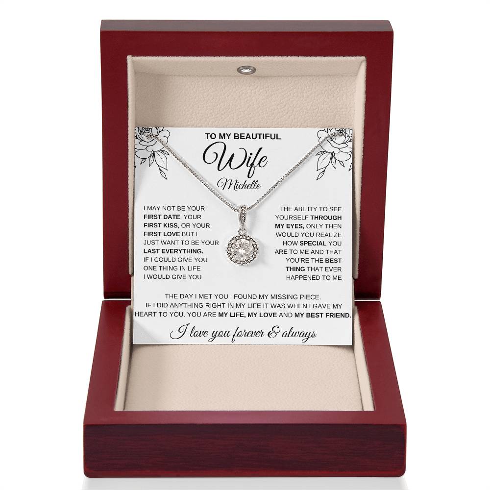 My Beautiful Wife | Eternal Hope Necklace (Personalize) - Kim’s Signature Beauty & Accessories    