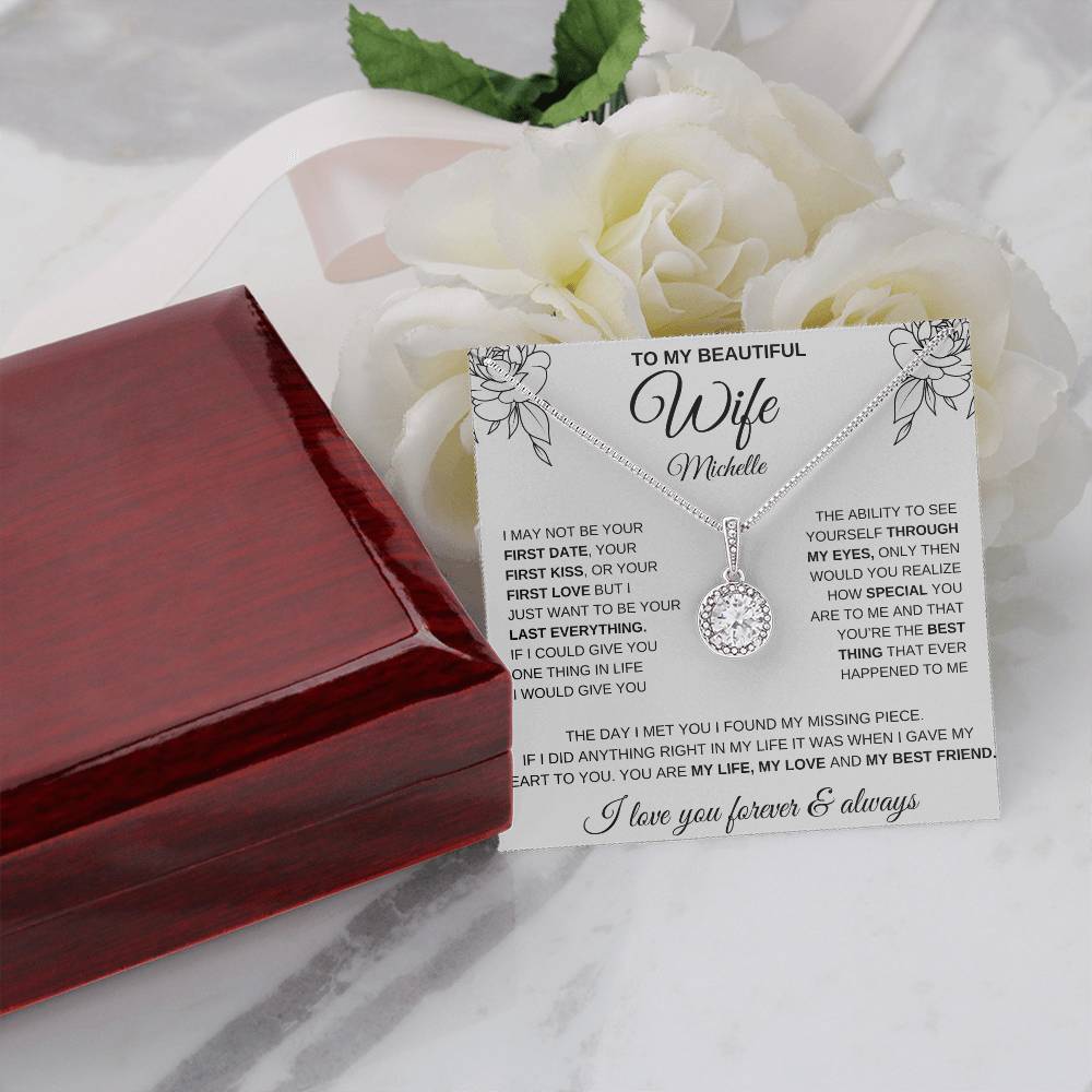 My Beautiful Wife | Eternal Hope Necklace (Personalize) - Kim’s Signature Beauty & Accessories    