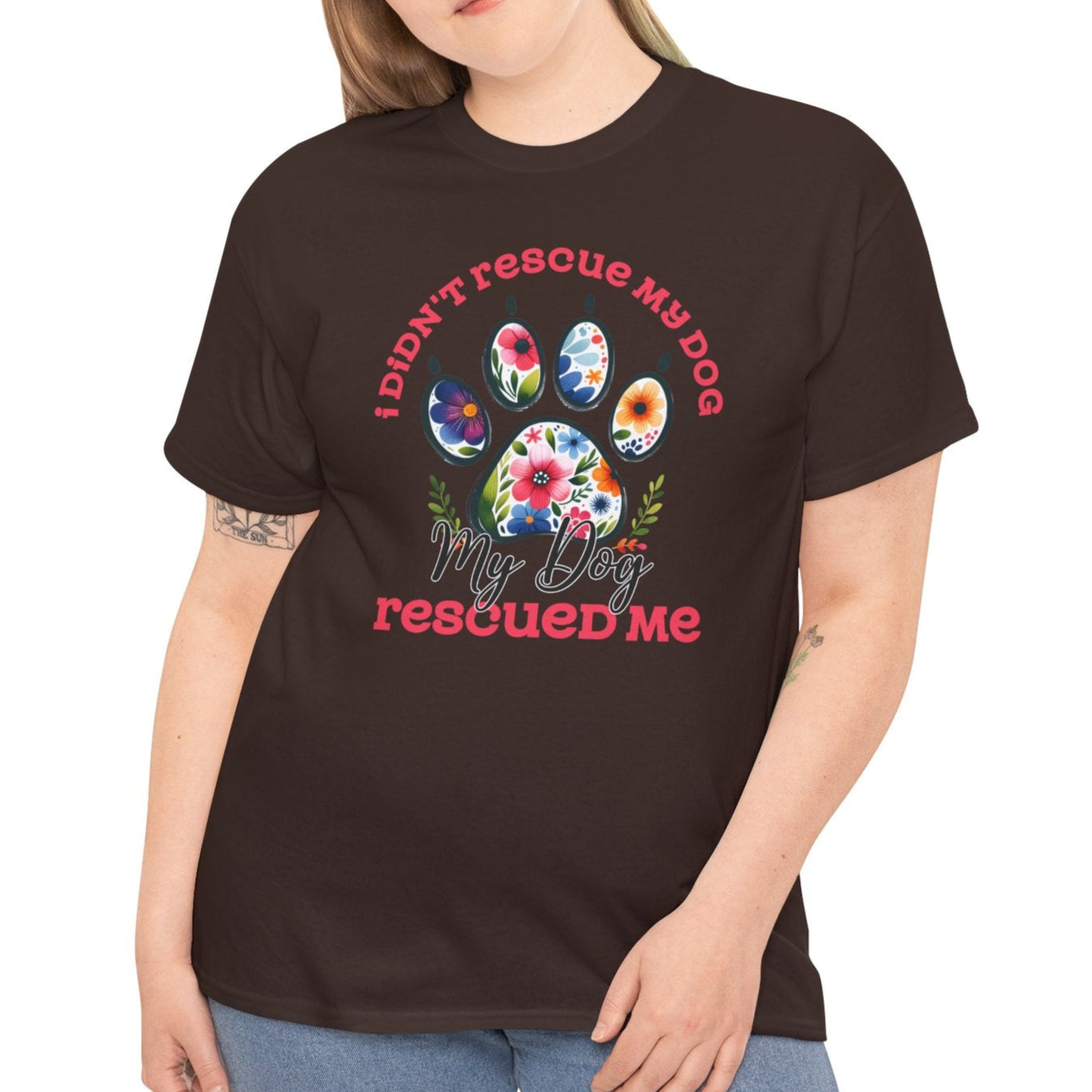 My Dog Rescued Me Tee - Kim’s Signature Beauty & Accessories    