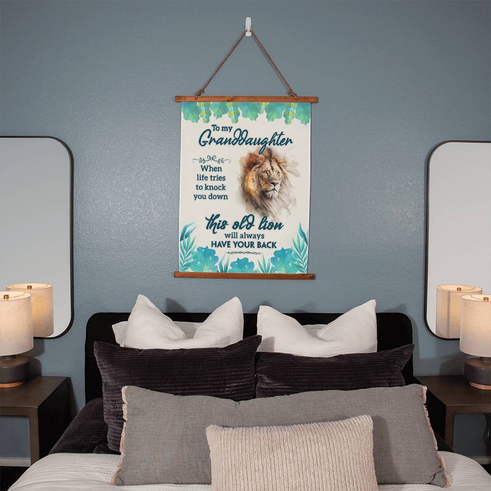 My Granddaughter | This Old Lion Wall tapestry - Kim’s Signature Beauty & Accessories    