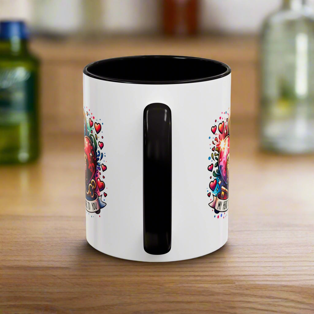 My Heart Belongs to You Colorful Mugs (11oz, 15oz) - Kim’s Signature Beauty & Accessories    