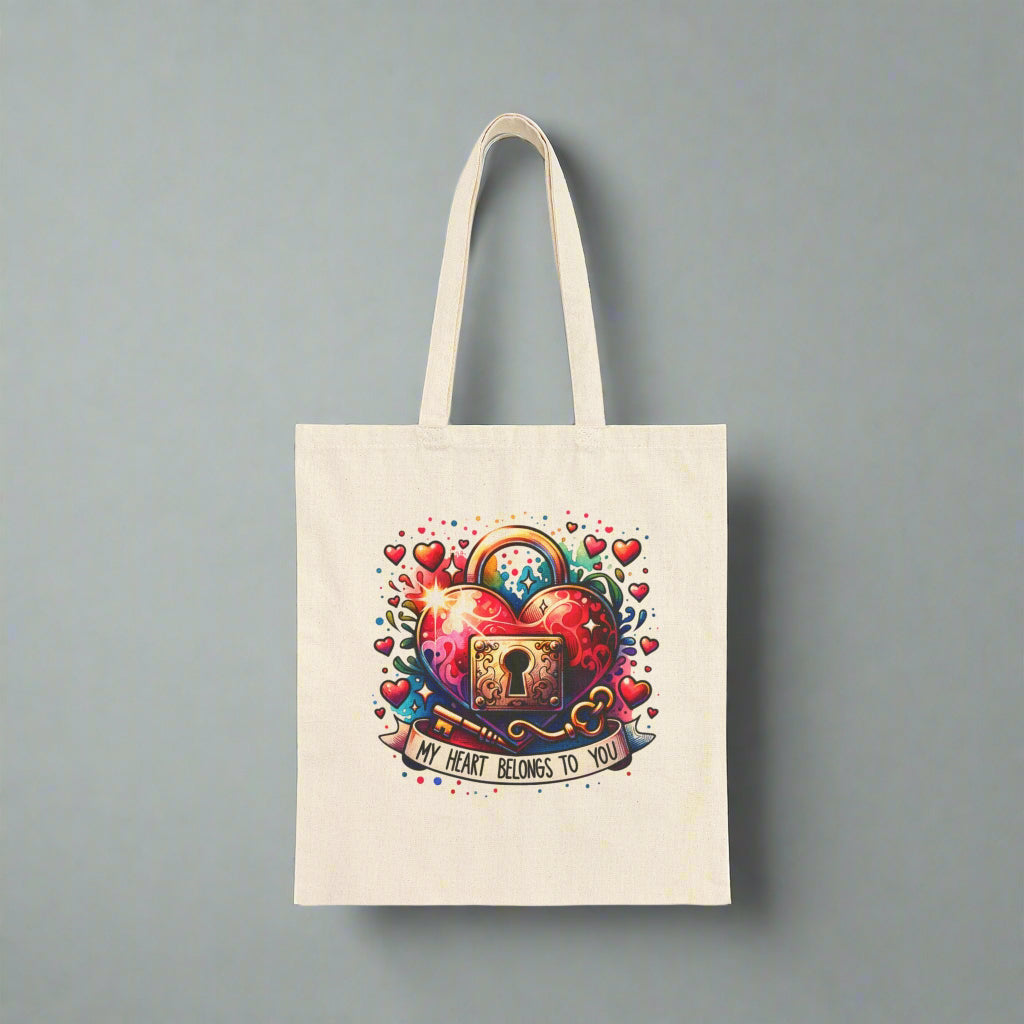 My Heart Belongs to You Tote Bag - Kim’s Signature Beauty & Accessories    