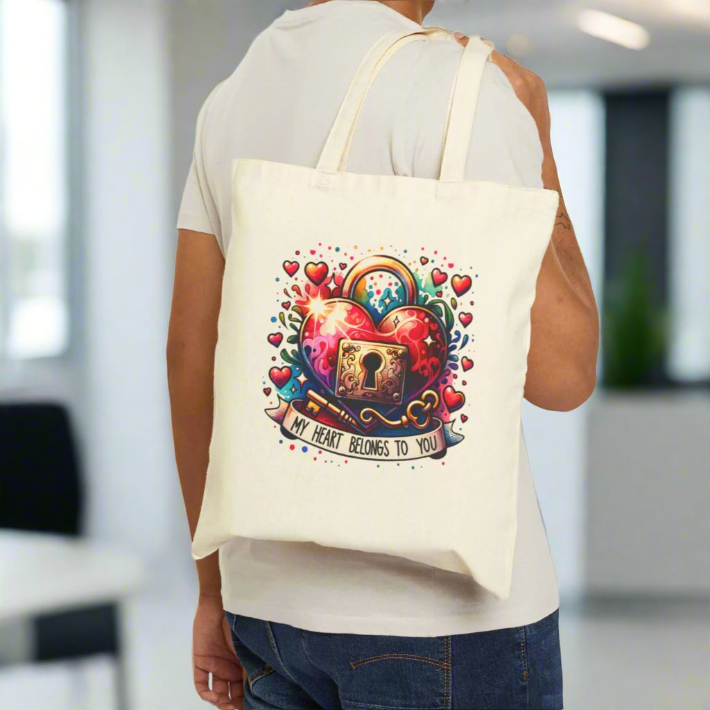 My Heart Belongs to You Tote Bag - Kim’s Signature Beauty & Accessories    