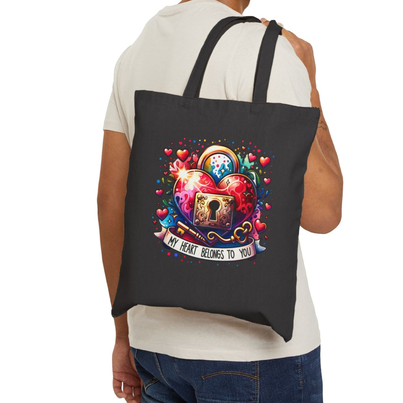 My Heart Belongs to You Tote Bag - Kim’s Signature Beauty & Accessories    