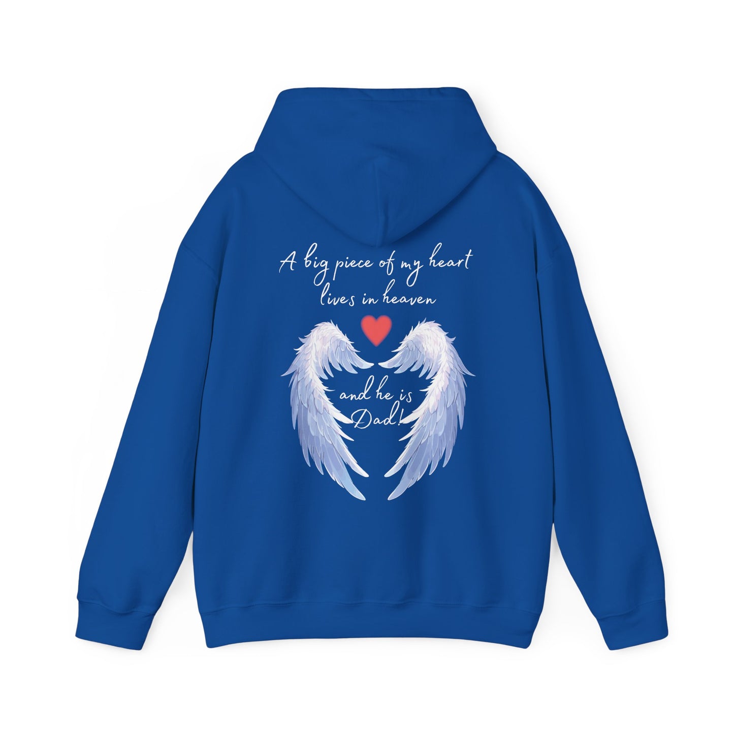 My Heart Lives in Heaven | Dad Memorial Hoodie - Kim’s Signature Beauty & Accessories    