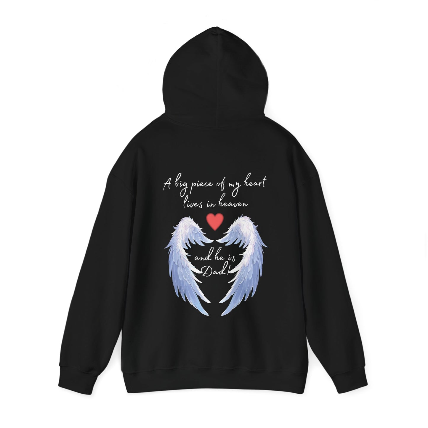 My Heart Lives in Heaven | Dad Memorial Hoodie - Kim’s Signature Beauty & Accessories    