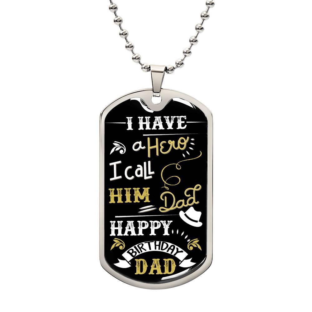 My Hero, My Dad Dog Tag - Kim’s Signature Beauty & Accessories    