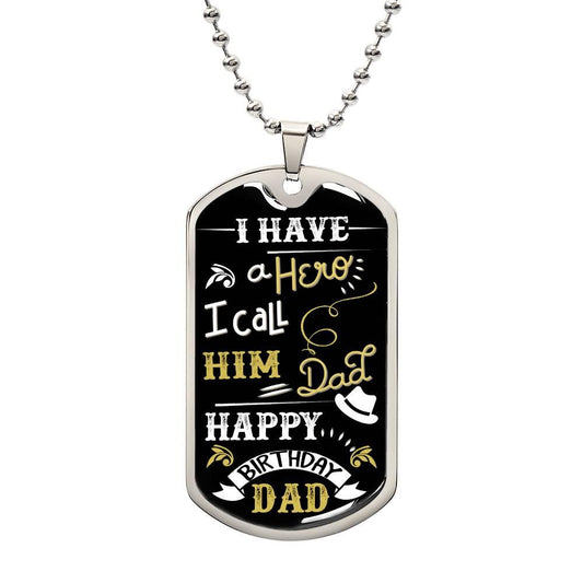 My Hero, My Dad Dog Tag - Kim’s Signature Beauty & Accessories    