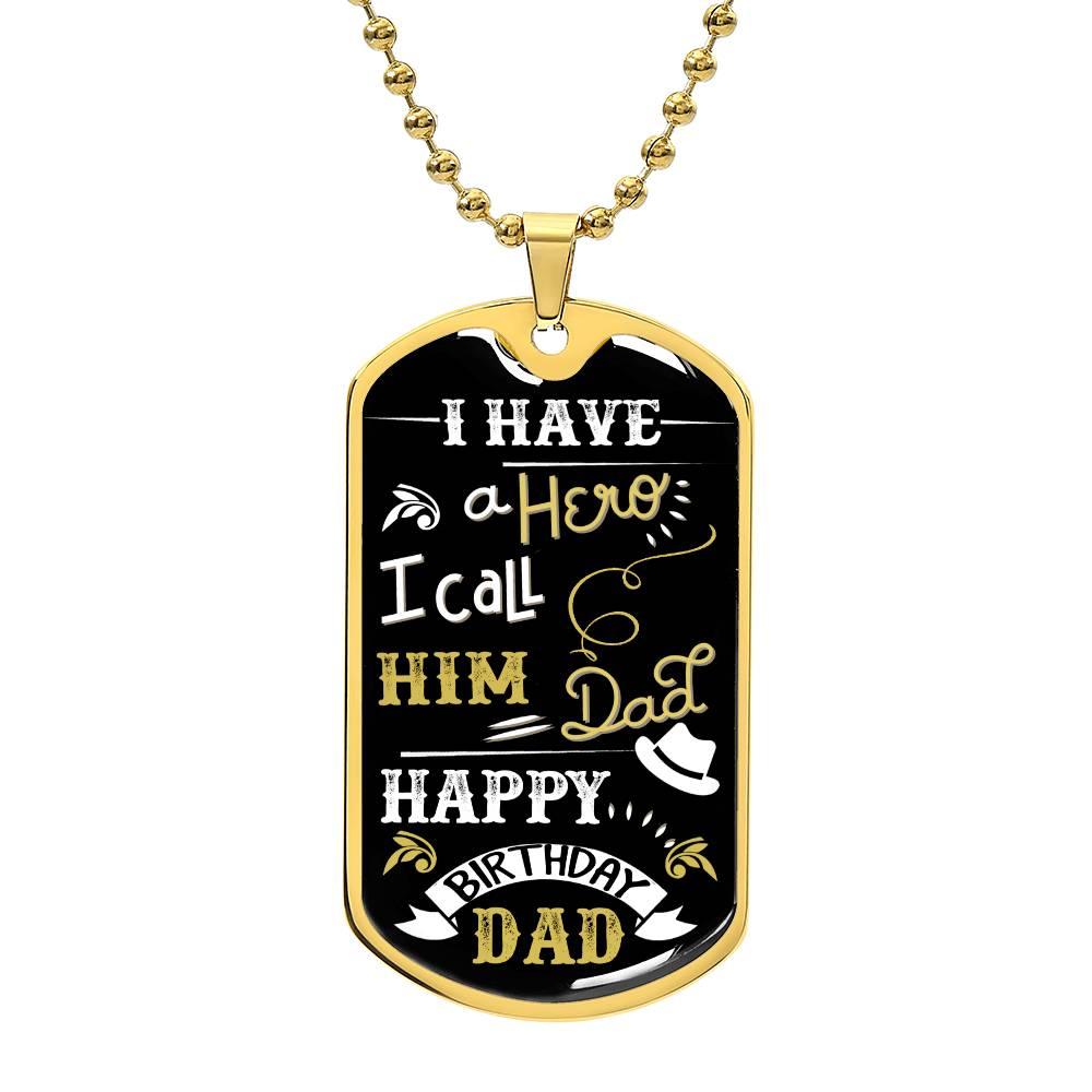 My Hero, My Dad Dog Tag - Kim’s Signature Beauty & Accessories    