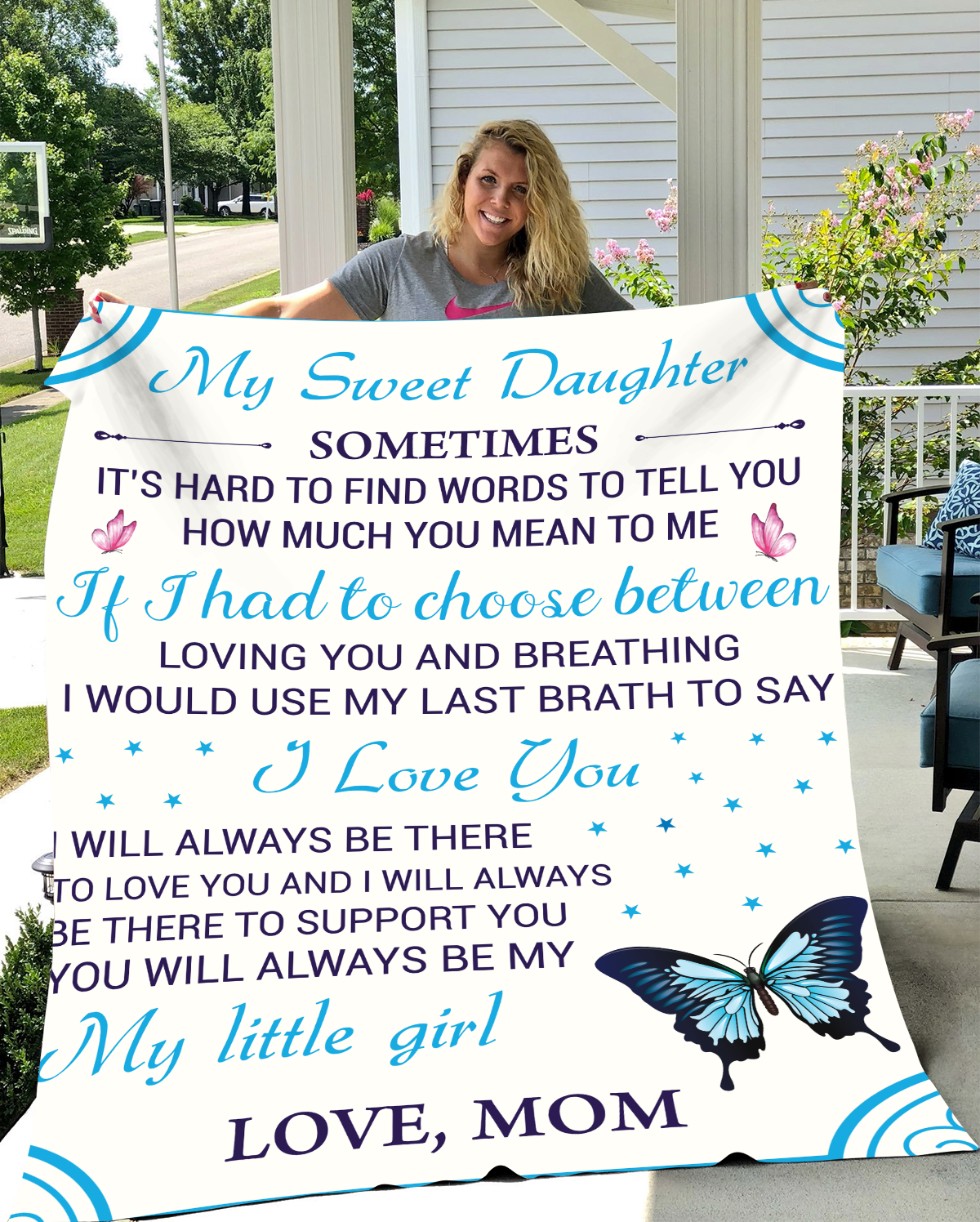 My Little Girl Blanket (50X60) - Kim’s Signature Beauty & Accessories    