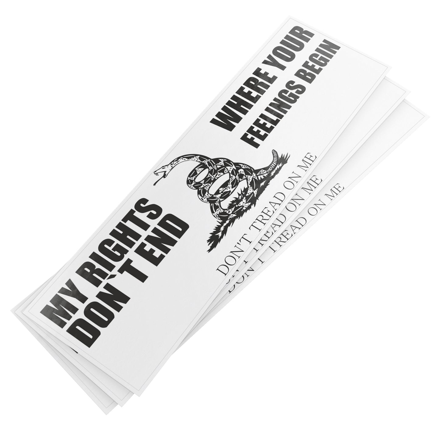 My Rights Don’t End | Bumper Sticker - Kim’s Signature Beauty & Accessories    