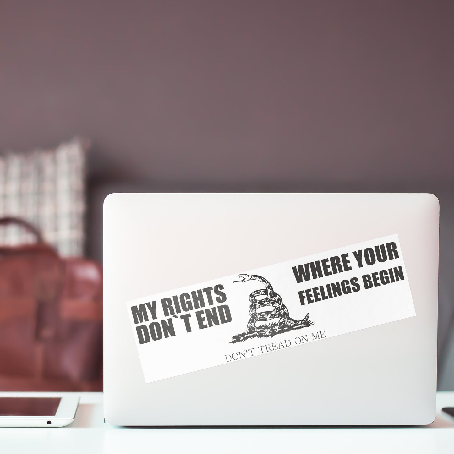 My Rights Don’t End | Bumper Sticker - Kim’s Signature Beauty & Accessories    