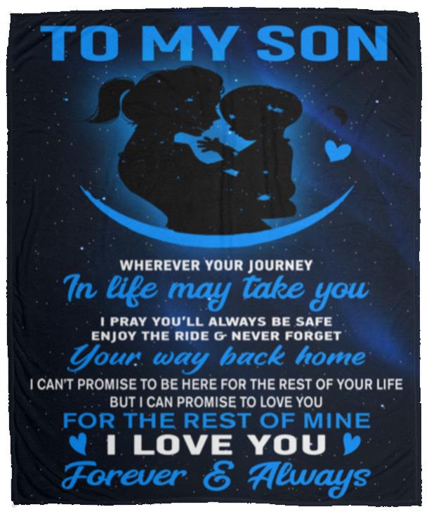 My Son | Fleece Blanket - Kim’s Signature Beauty & Accessories    