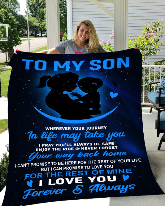 My Son | Fleece Blanket - Kim’s Signature Beauty & Accessories    