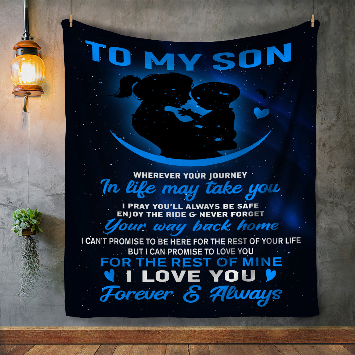 My Son | Fleece Blanket - Kim’s Signature Beauty & Accessories    