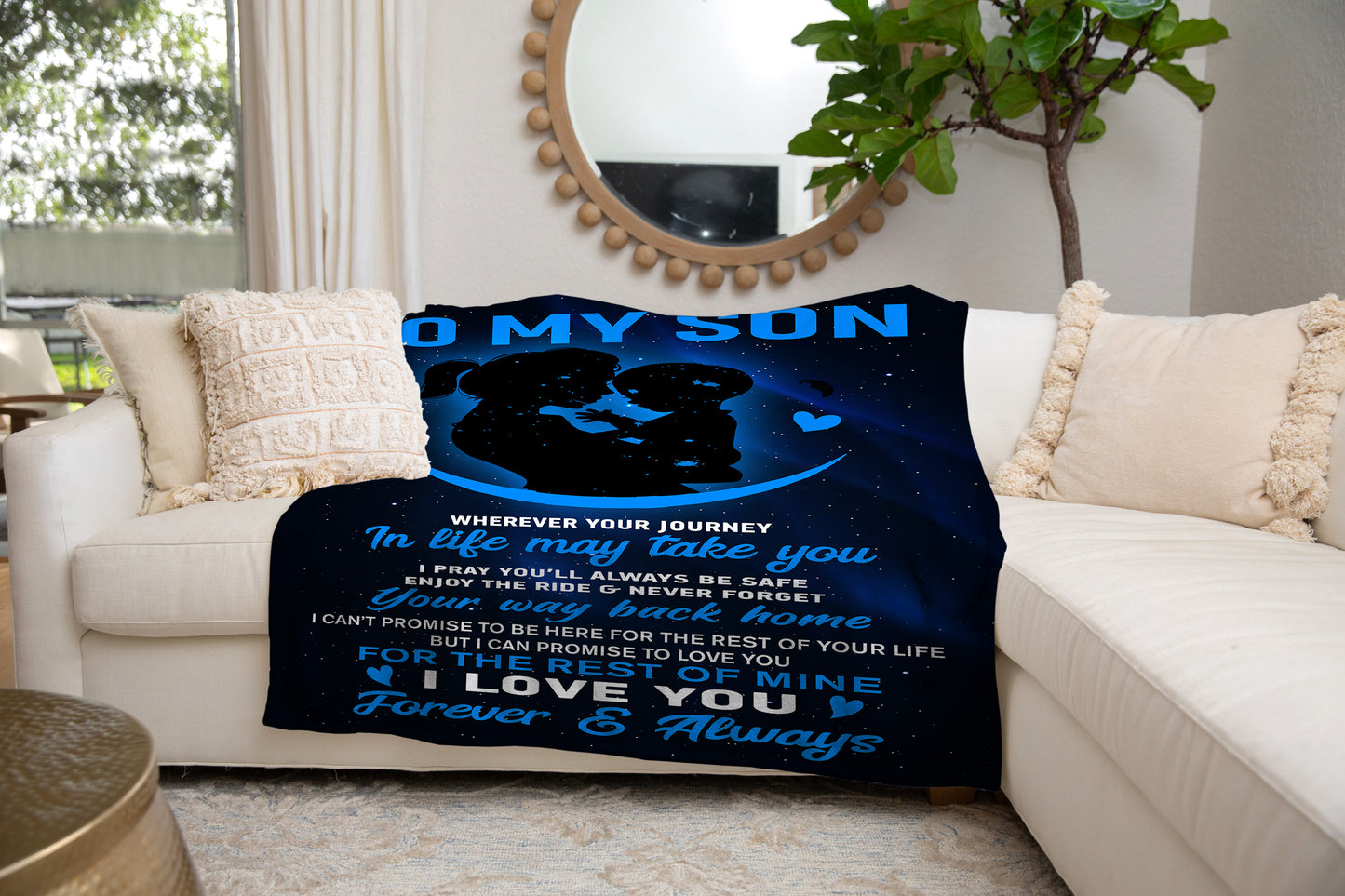 My Son | Fleece Blanket - Kim’s Signature Beauty & Accessories    