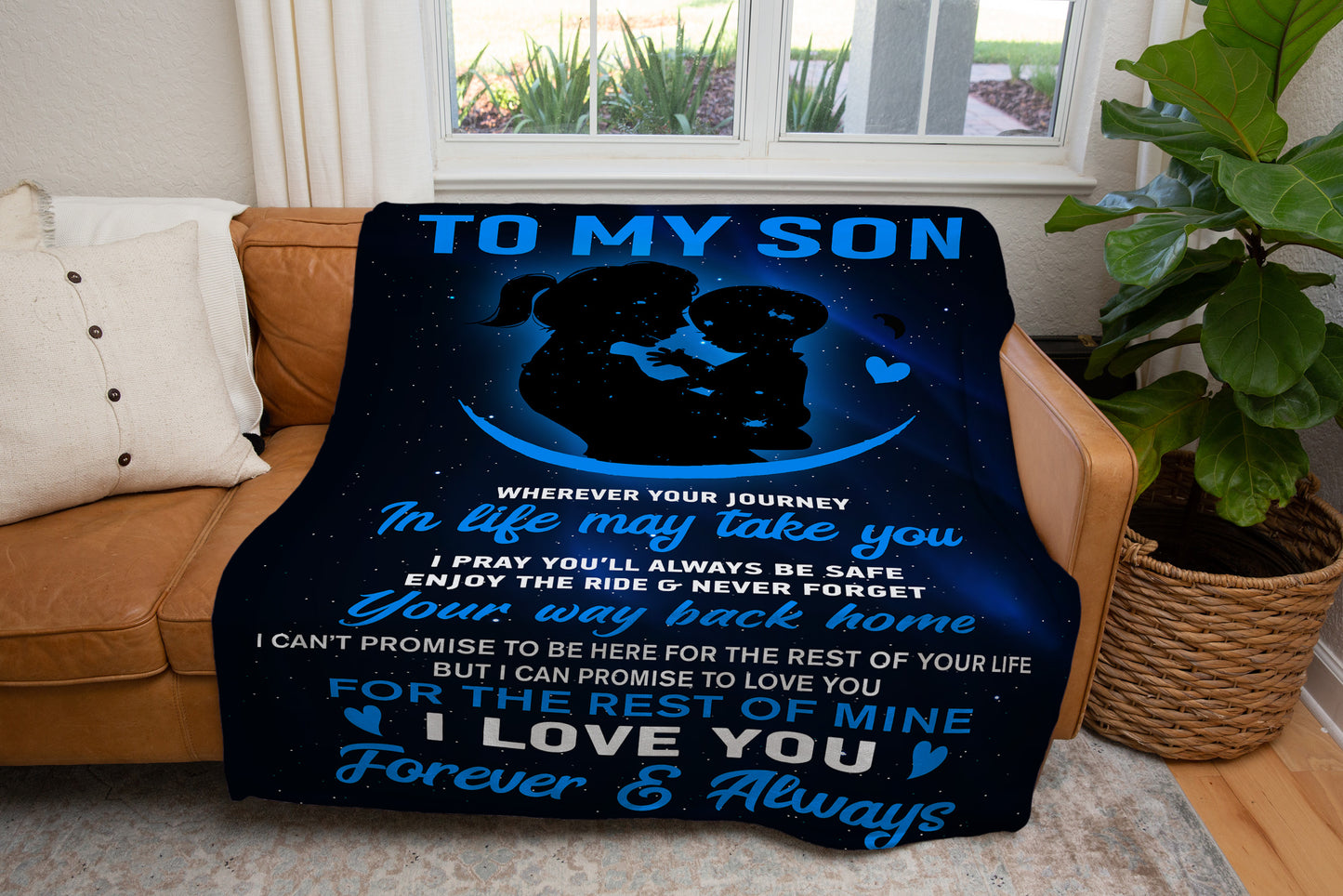My Son | Fleece Blanket - Kim’s Signature Beauty & Accessories    