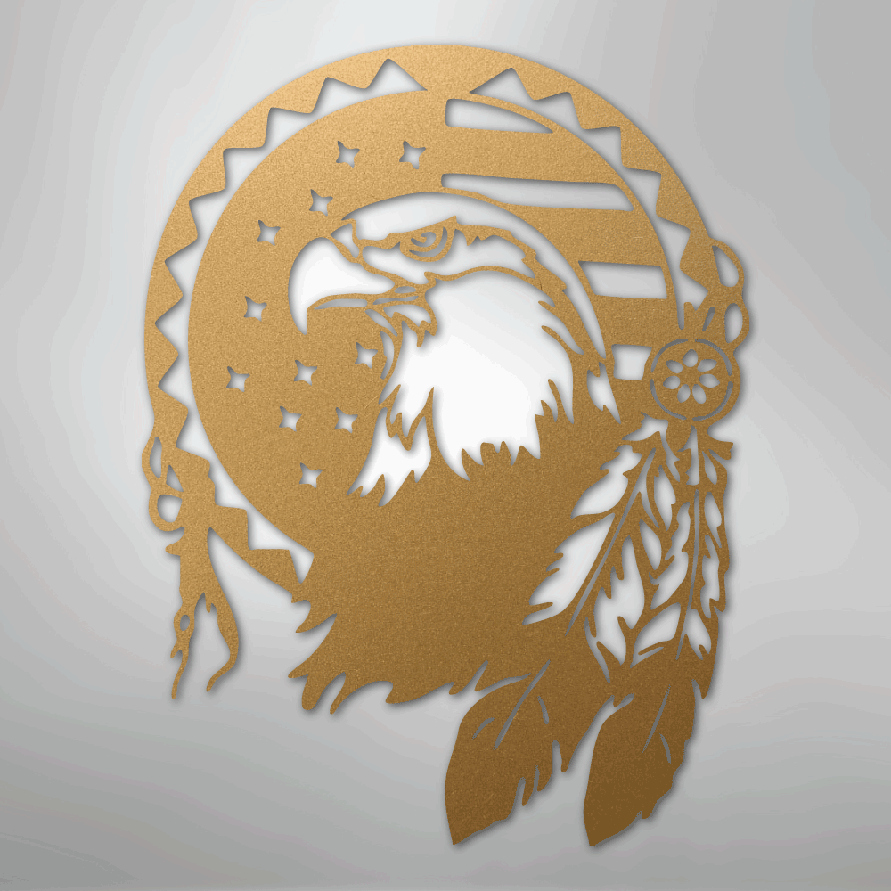 Native Eagle - Steel Sign - Kim’s Signature Beauty & Accessories