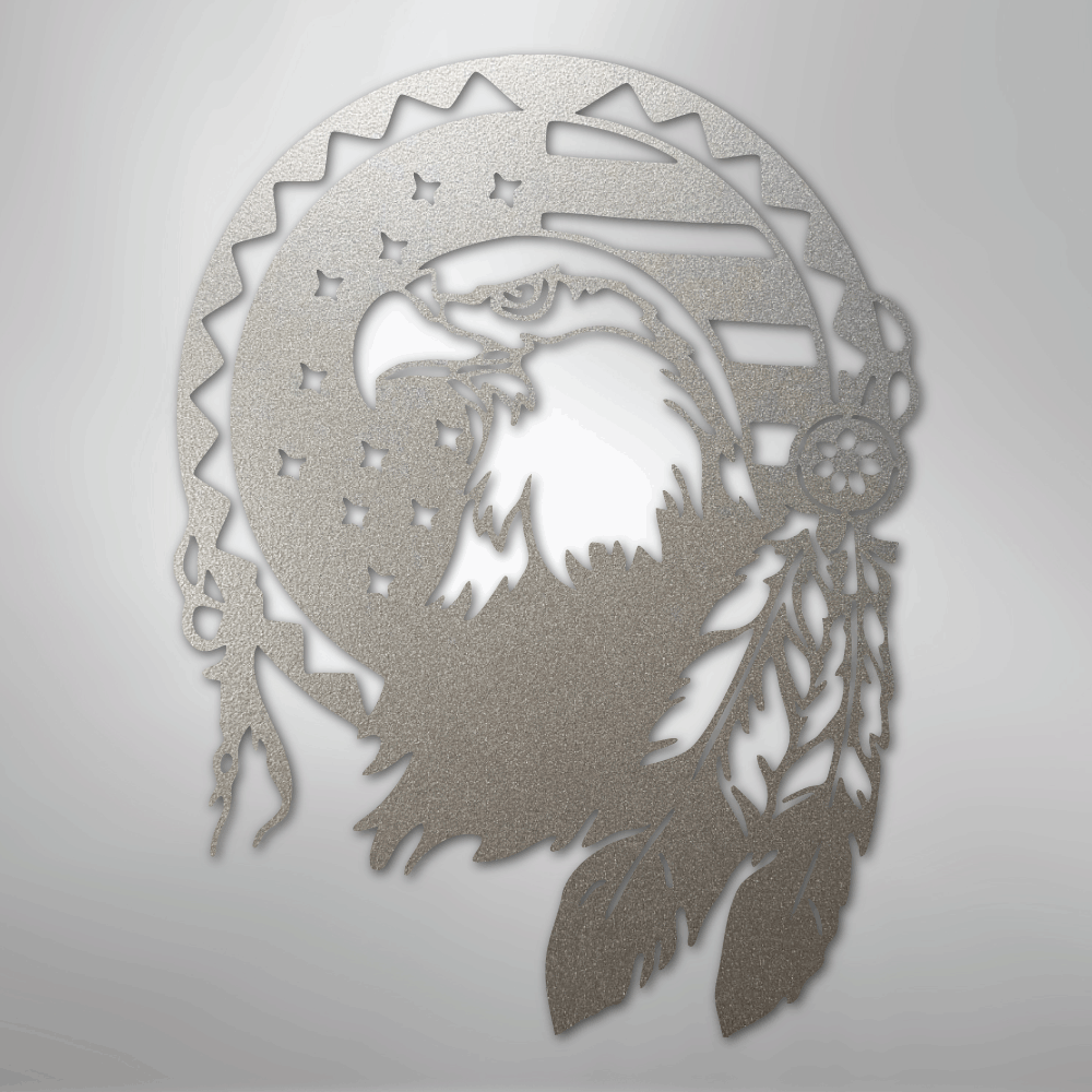 Native Eagle - Steel Sign - Kim’s Signature Beauty & Accessories