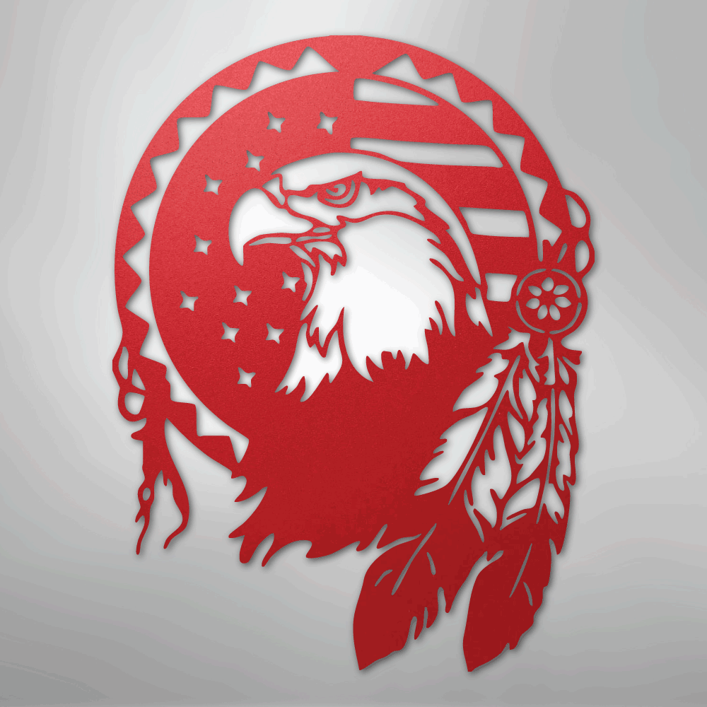 Native Eagle - Steel Sign - Kim’s Signature Beauty & Accessories