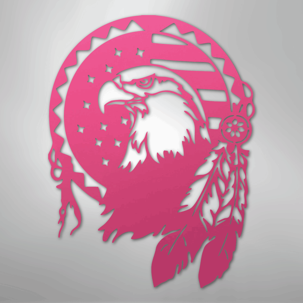 Native Eagle - Steel Sign - Kim’s Signature Beauty & Accessories