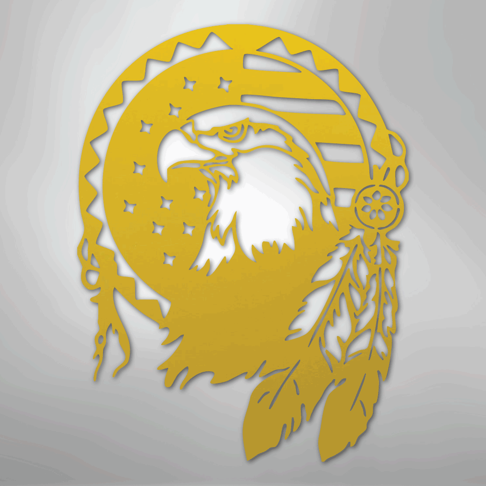 Native Eagle - Steel Sign - Kim’s Signature Beauty & Accessories
